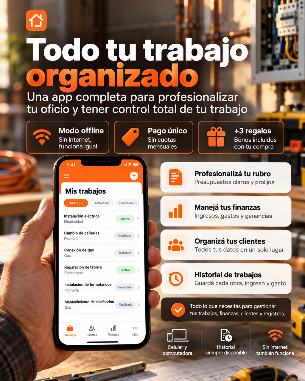 Calculadora de Oficios - Presupuestos y Finanzas | + 3 bonos increíbles